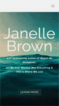 Mobile Screenshot of janellebrown.com